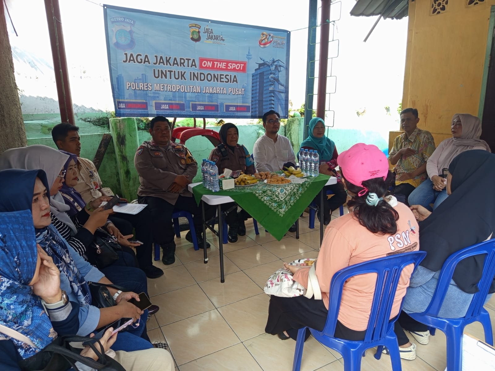 Polsek Metro Tanah Abang Gelar “Jaga Jakarta On The Spot”, Ajak Warga Cegah Tawuran, Judol, dan Pinjol