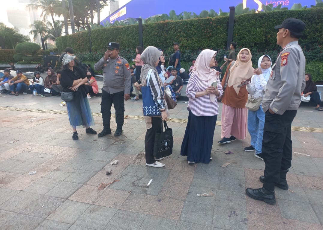 Patroli Dialogis Polsek Metro Menteng Hadirkan Rasa Aman di Kawasan MH Thamrin