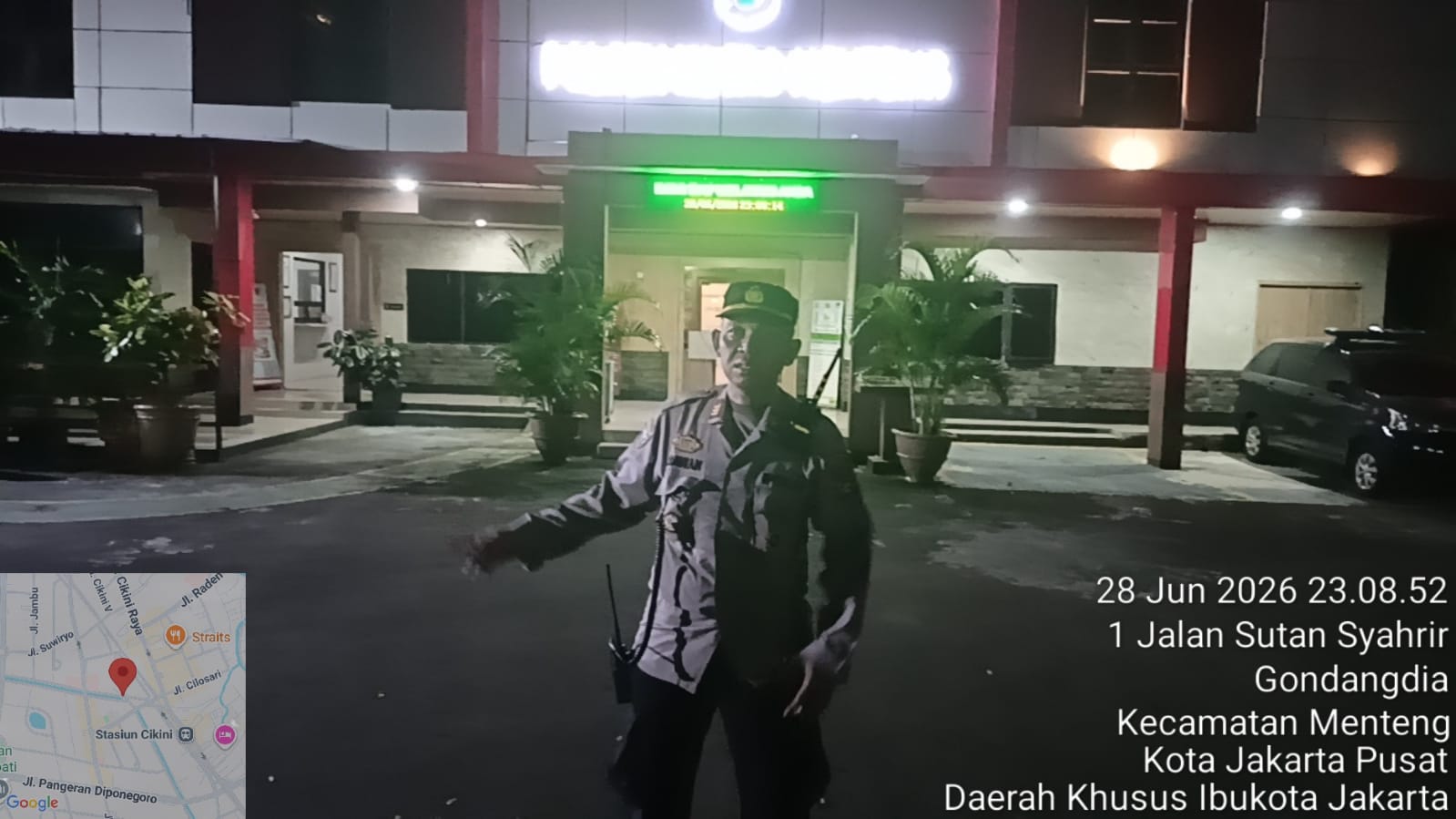 Apel Cipkon Menteng Perkuat Kesiapsiagaan Personel Jaga Keamanan Ibu Kota