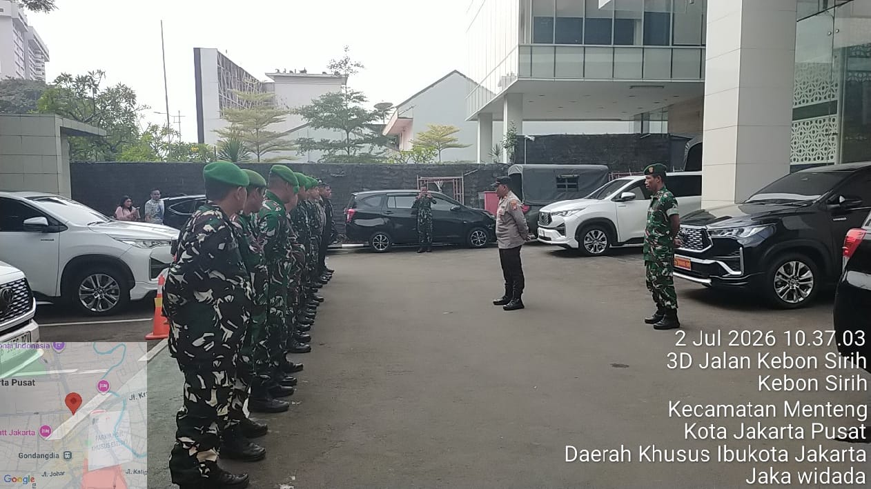 35 Personel Gabungan Siaga Amankan Aksi di Kantor BGN