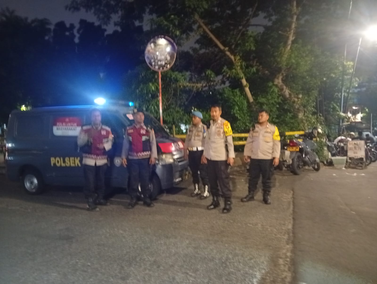 Patroli Tiga Pilar Senen Sisir Titik Rawan, Situasi Wilayah Terpantau Aman dan Kondusif