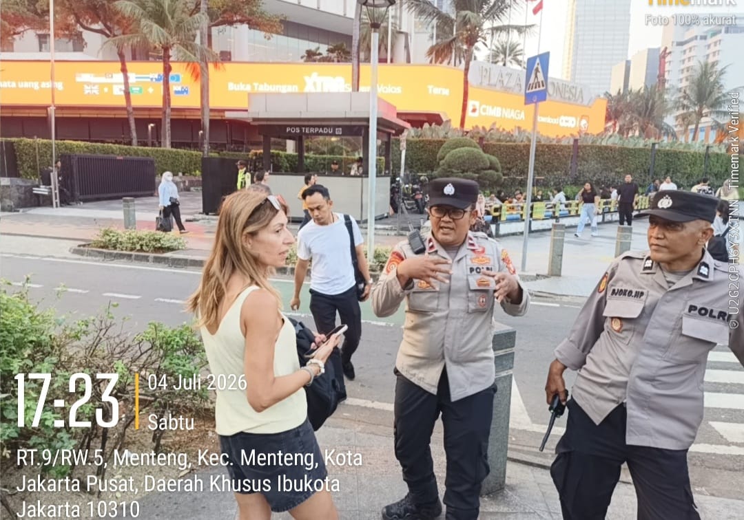 Polisi Perkuat Patroli Dialogis di Jalan MH Thamrin, Cegah Gangguan Kamtibmas dan Kejahatan Jalanan