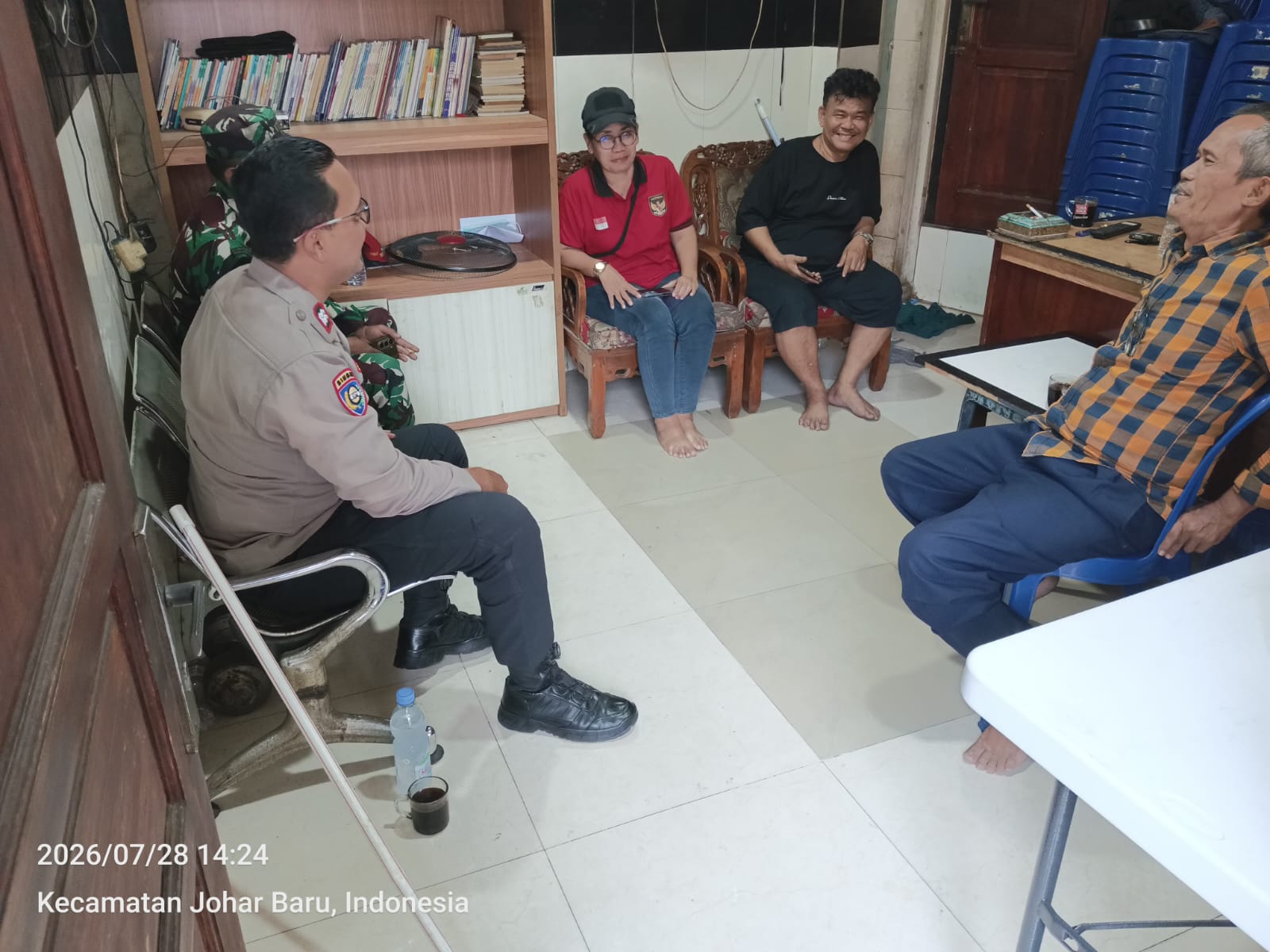 Sinergi Polri dan Pokdarkamtibmas Diperkuat, Cooling System Jadi Garda Depan Cegah Gangguan Kamtibmas di Johar Baru