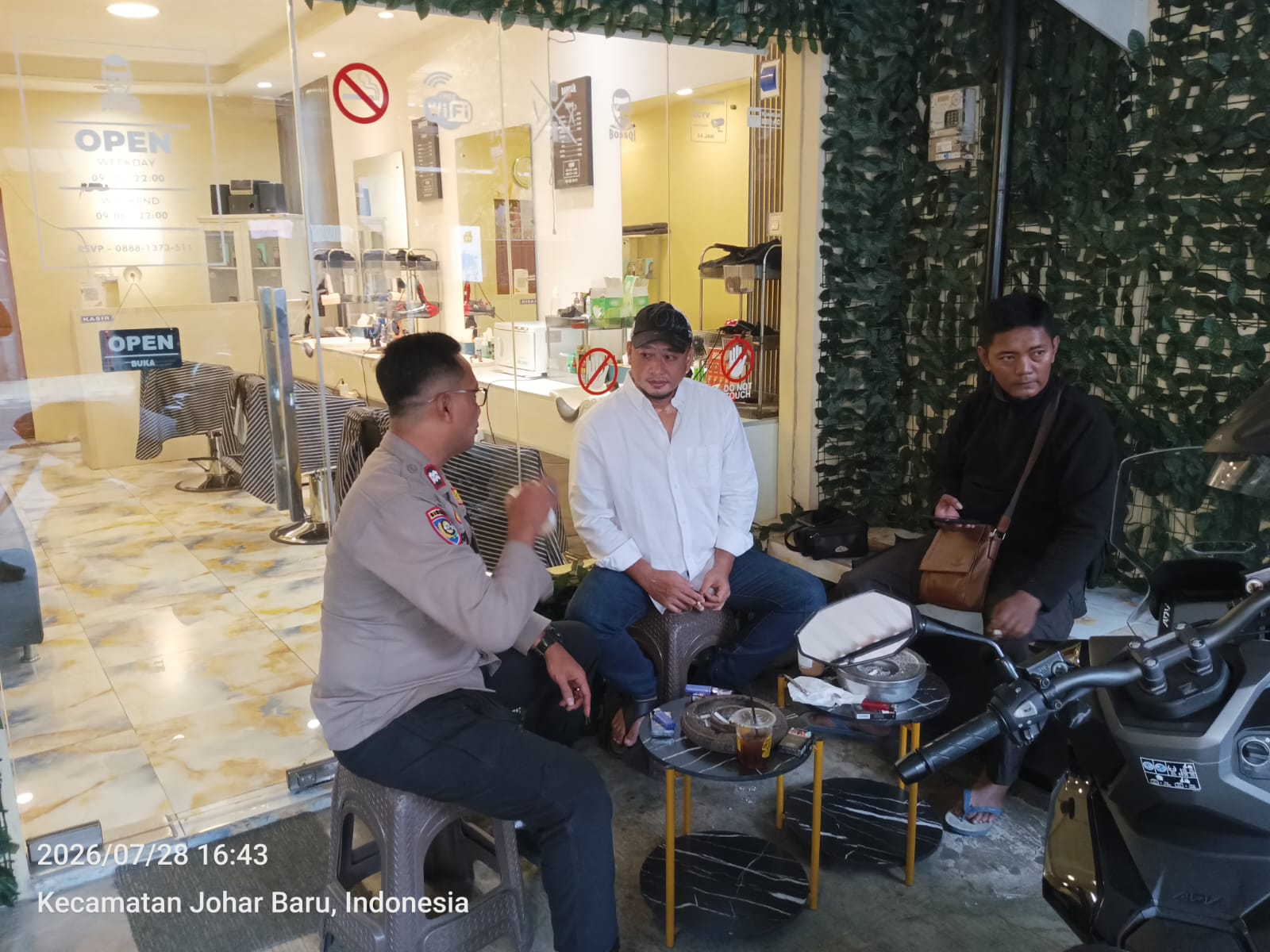 Cooling System dan Patroli Wilayah, Polsek Johar Baru Ajak Warga Tingkatkan Kewaspadaan Curanmor