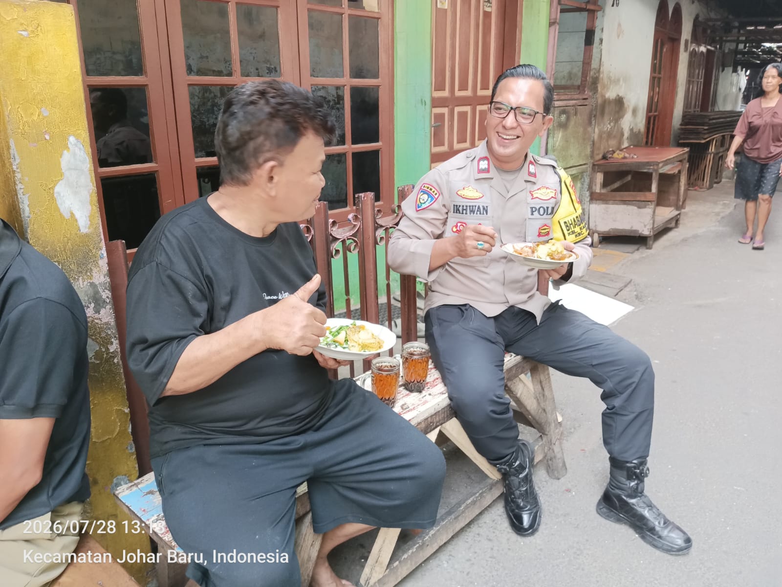 Perkuat Kemitraan dengan Warga, Polsek Johar Baru Intensifkan Cooling System dan Sambang Kamtibmas di Kampung Rawa