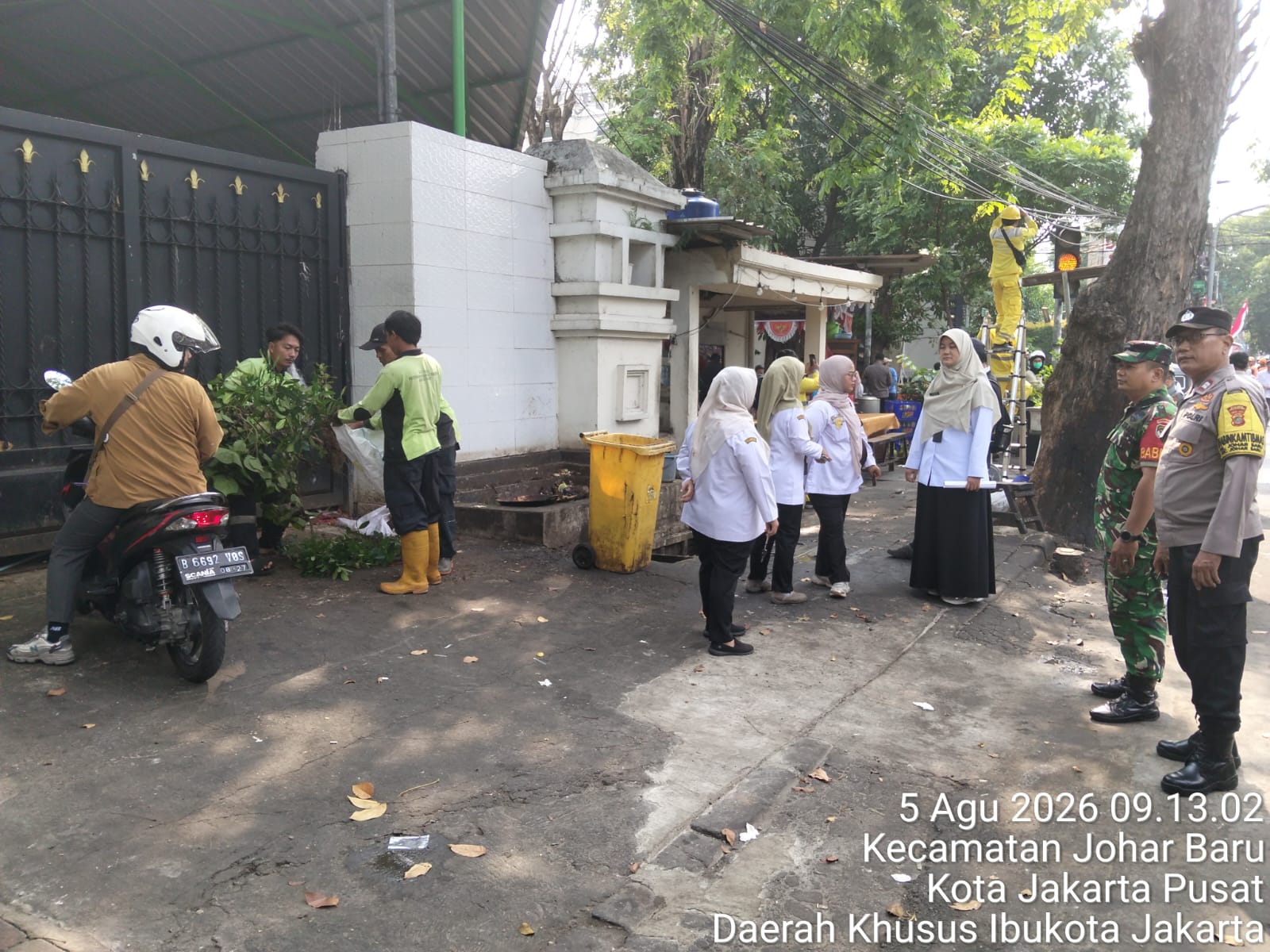 Perkuat Ketertiban Wilayah, Tiga Pilar Johar Baru Gelar Rabu Tertib Bersama Lintas Instansi
