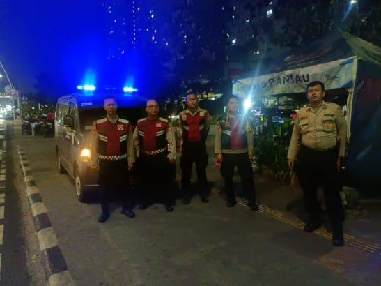 Tak Beri Celah Pelaku Kejahatan, Polisi Siaga di Pos Pantau Jalan Ahmad Yani