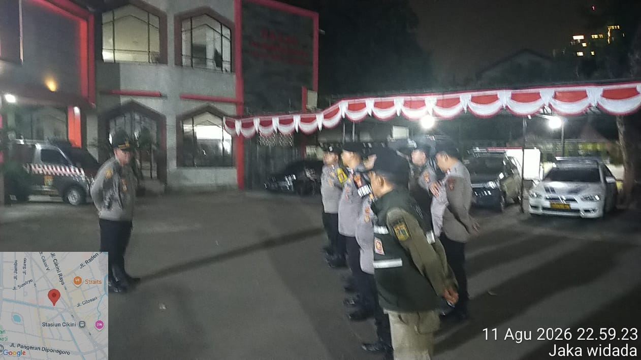 Patroli Cipkon Jaga Jakarta Bergerak, Polisi Perkuat Patroli Malam di Menteng
