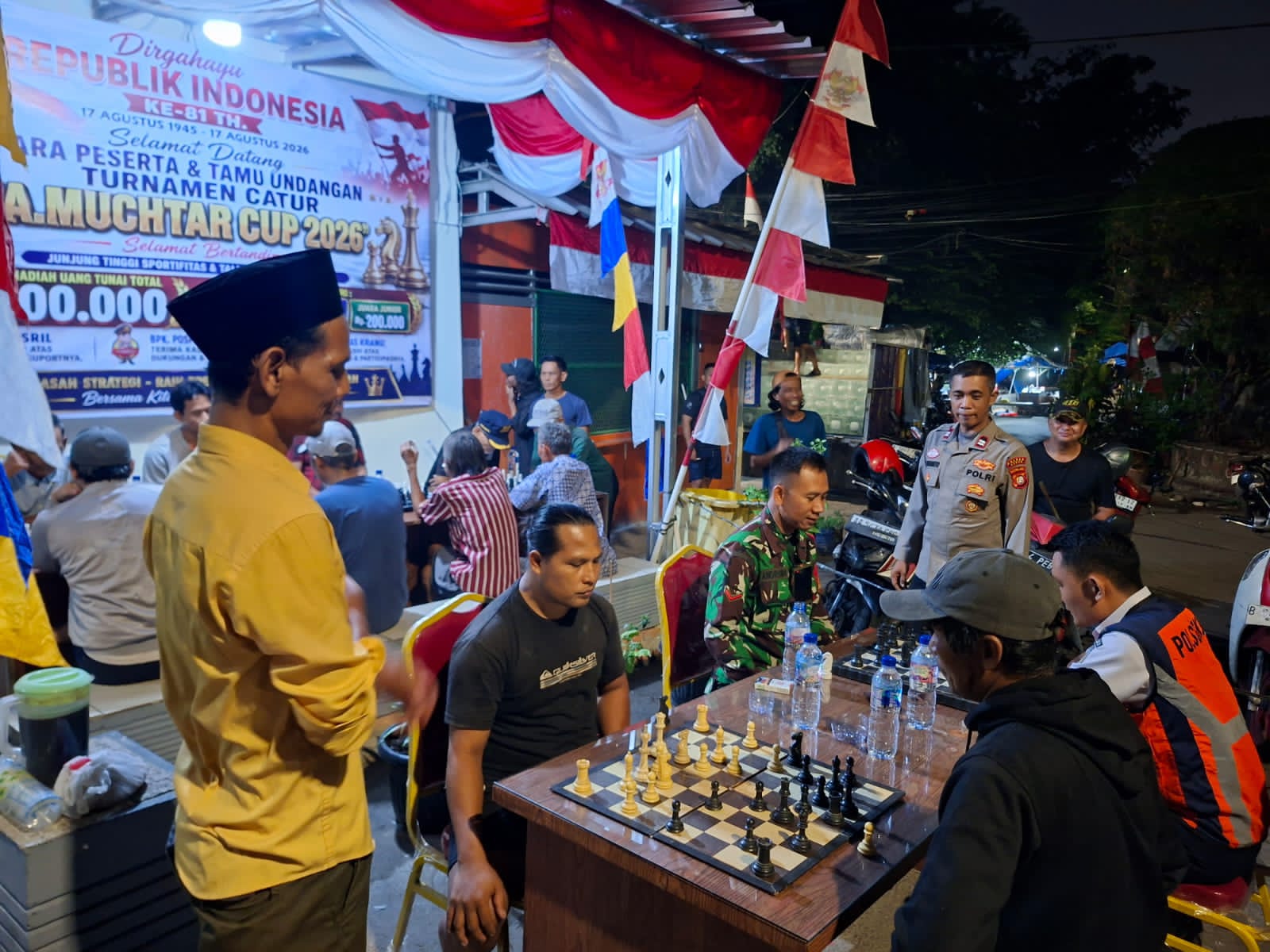 Lomba Catur “A. Muchtar Cup 2026” Digelar Meriah di Pasar Gaplok Jelang HUT RI ke-81