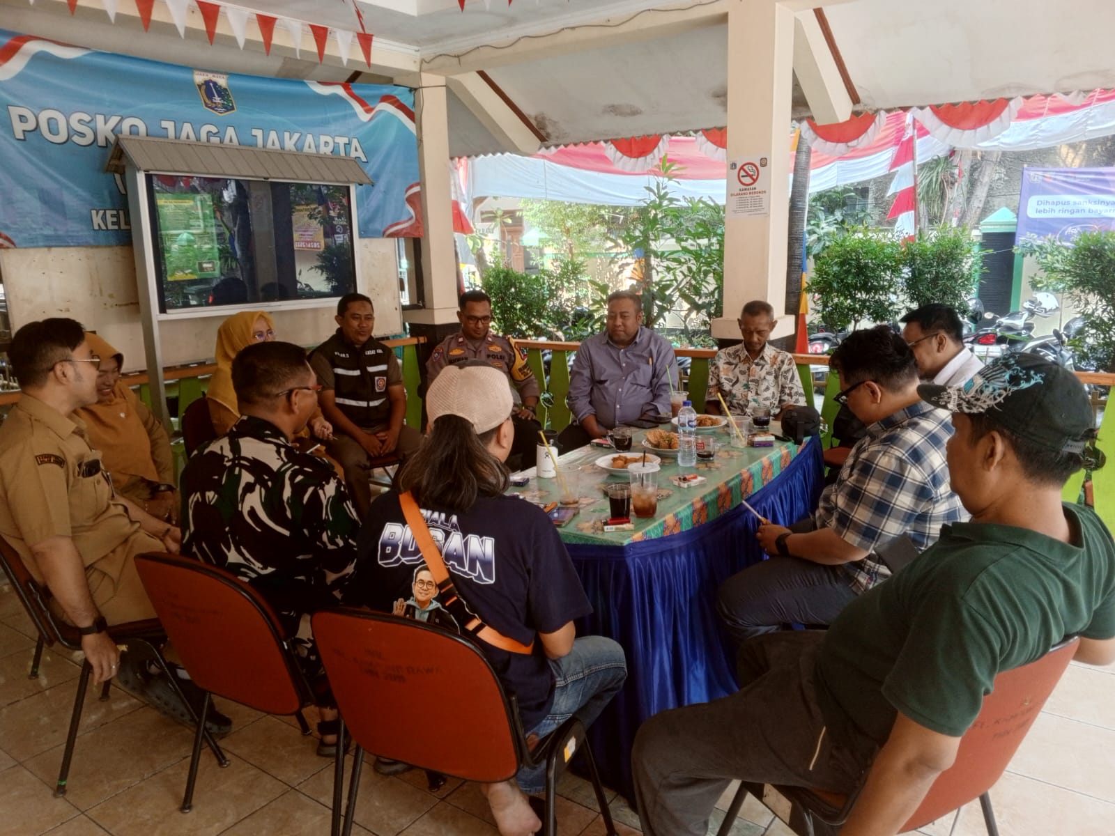 Jelang Puncak HUT RI ke-81, Tiga Pilar Kampung Rawa Perkuat Koordinasi Kamtibmas