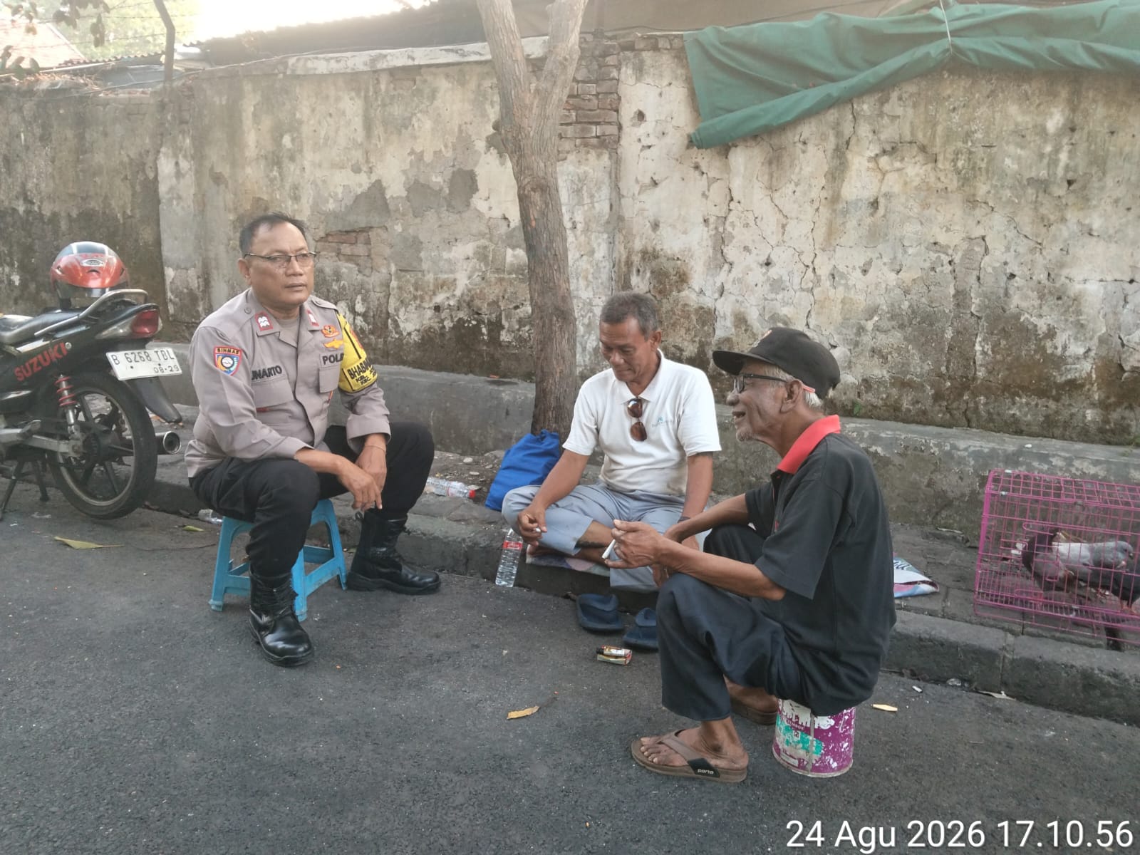 Sambang dan Cooling System, Polsek Johar Baru Perkuat Kamtibmas di RW 10