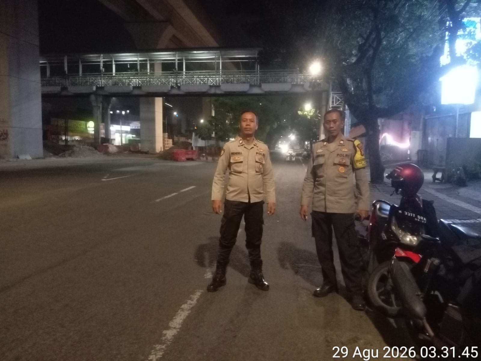Polsek Senen Tingkatkan Patroli Dini Hari, Antisipasi Tawuran dan Kejahatan 3C