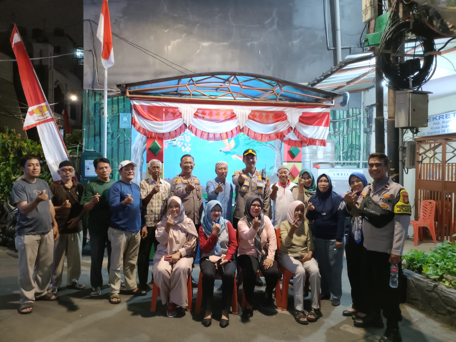 Silaturahmi Kamtibmas Kapolsek Sawah Besar Sambangi RW 03 Kartini, Serap Aspirasi Warga