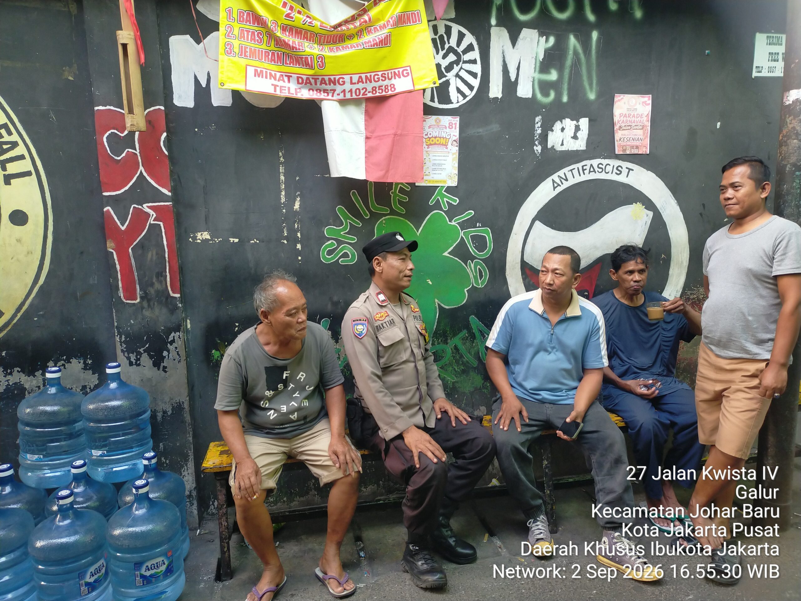 Sambangi Warga Galur, Polisi Perkuat Cooling System dan Deteksi Dini Gangguan Kamtibmas