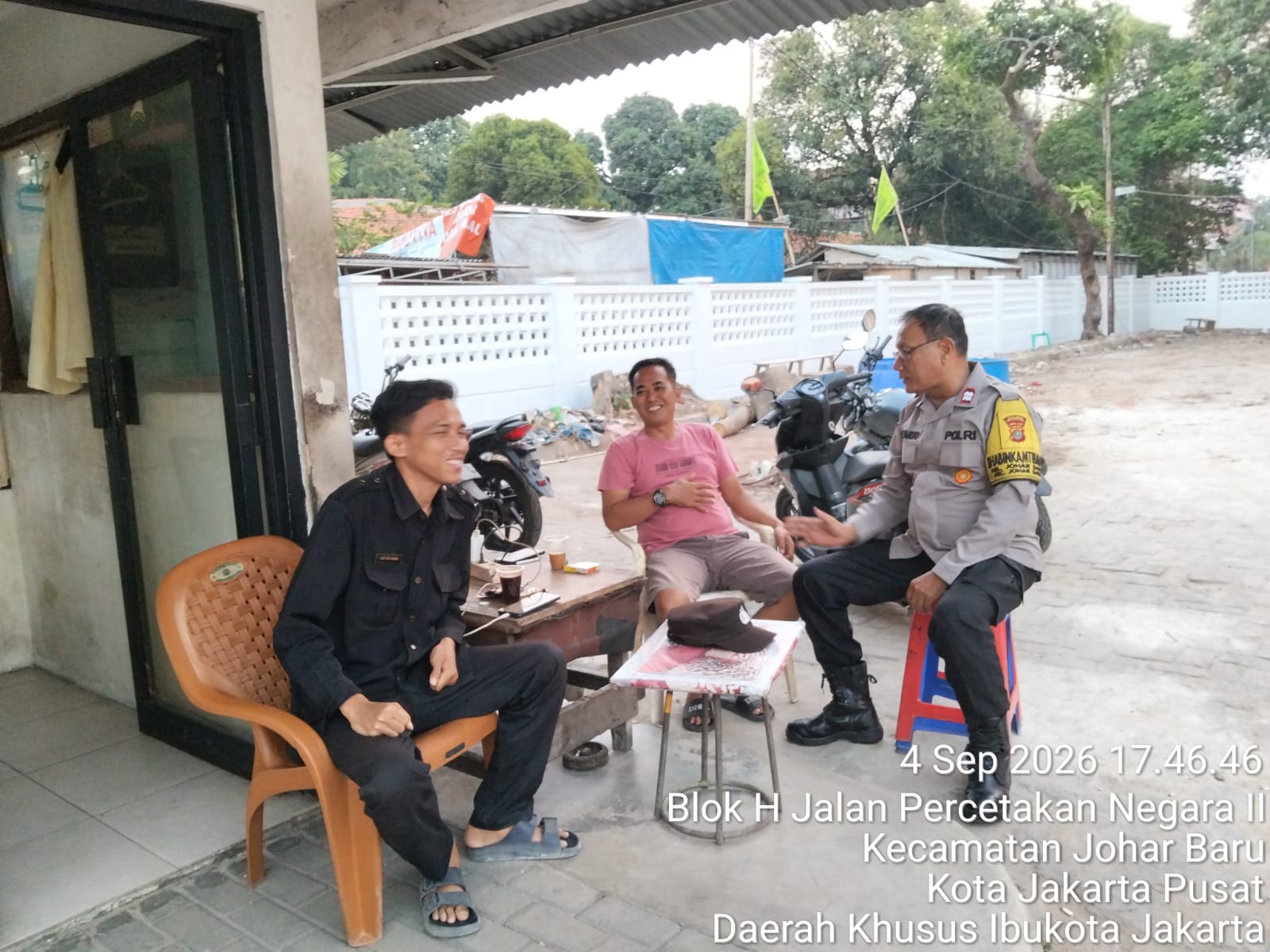 Sambang dan Cooling System, Polisi Perkuat Keamanan Bersama Warga di Johar Baru