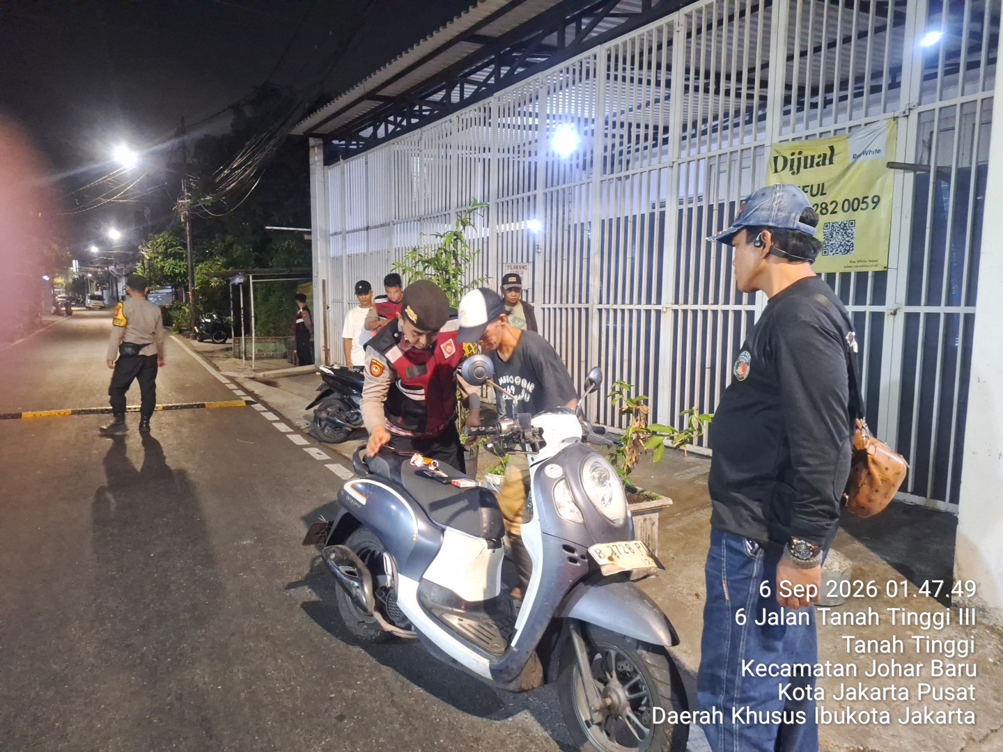 Tak Beri Celah Pelaku Kejahatan, Polisi Gelar Cipta Kondisi di Johar Baru